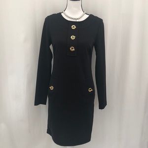 Michael Kors XS Long sleeve little black dress